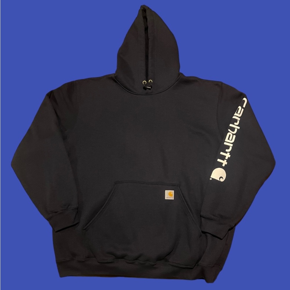 Men's CARHARTT LOOSE FIT MIDWEIGHT LOGO SLEEVE GRAPHIC HOODIE XL